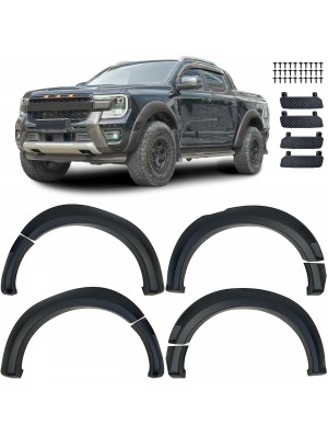 Lemy blatníků Ford Ranger T9 Wildtrak/XL/XLT (2023+) - verze bez imitace šroubků